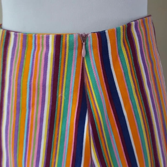 Skirt Striped Size 3-4 Small Back Zipper - Picture 6 of 8